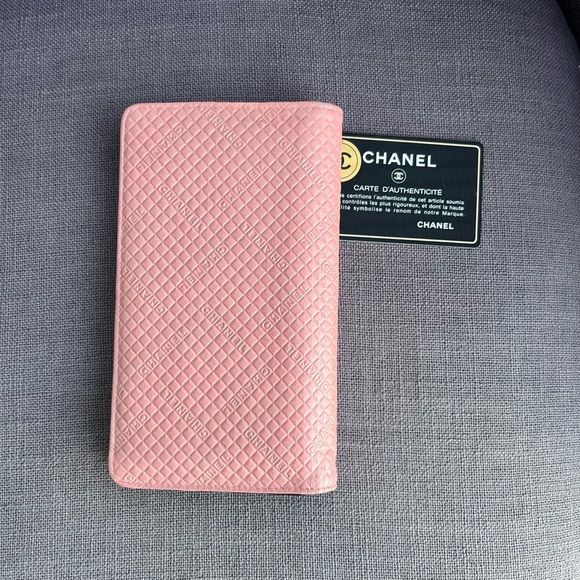CHANEL Micro Chocolate Bar CC Logo Leather Long Bifold Wallet - Picture 2 of 12